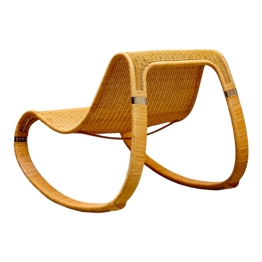 cascade goochelaar Daarom Rotan schommelstoel van James Irvine voor IKEA, 2002 – Mippies Vintage &  Design